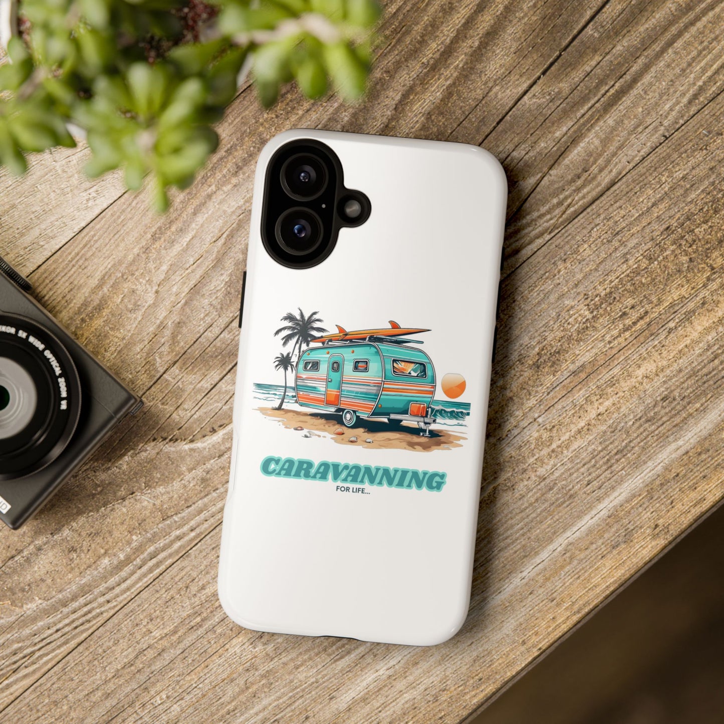 Caravan Phone Case - Caravanning for Life Design Caravan Phone Case - Ideal Gift for Caravan Owners