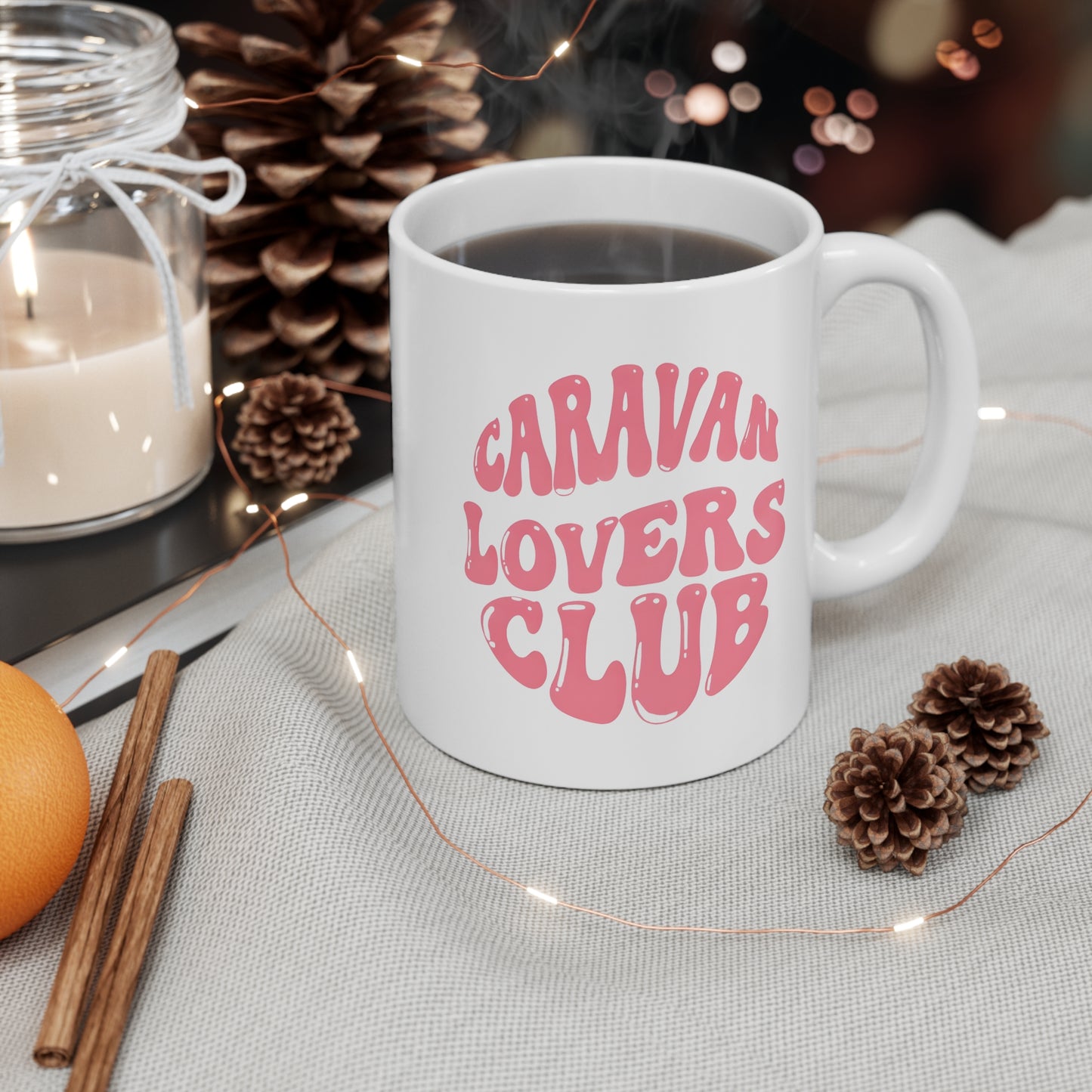 Caravan Gift Mug - Caravan Lovers Club Design - Caravan Coffee Mug - Caravan Tea Mug