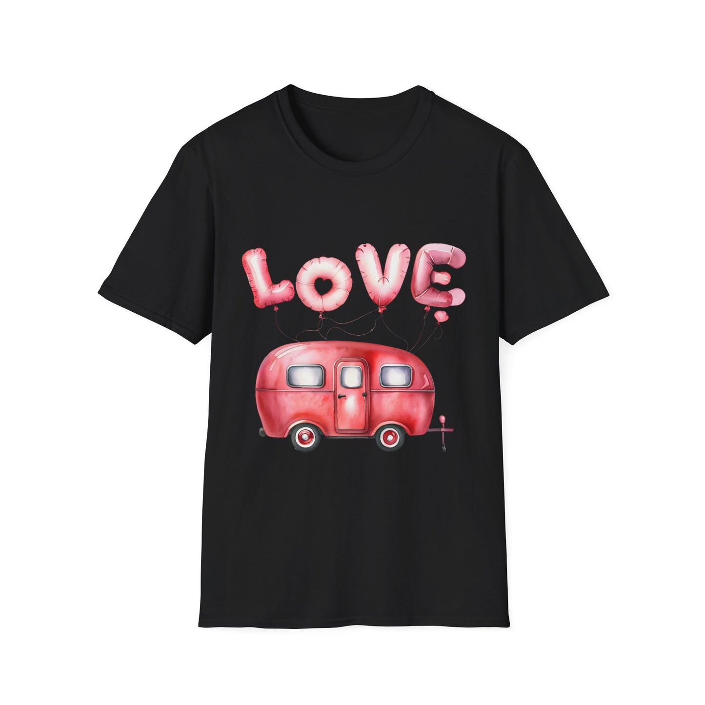 Caravan T-Shirt - Love My Caravan Design T-Shirt - Valentines Day Caravan Gift - Caravan Gift T-Shirt