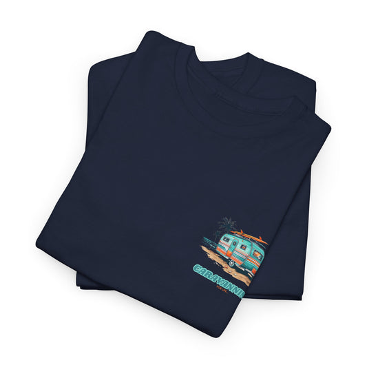 Caravan T-Shirt - Caravanning For Life Unisex T-Shirt - Caravanning T-Shirt - Small Design (Front Print)