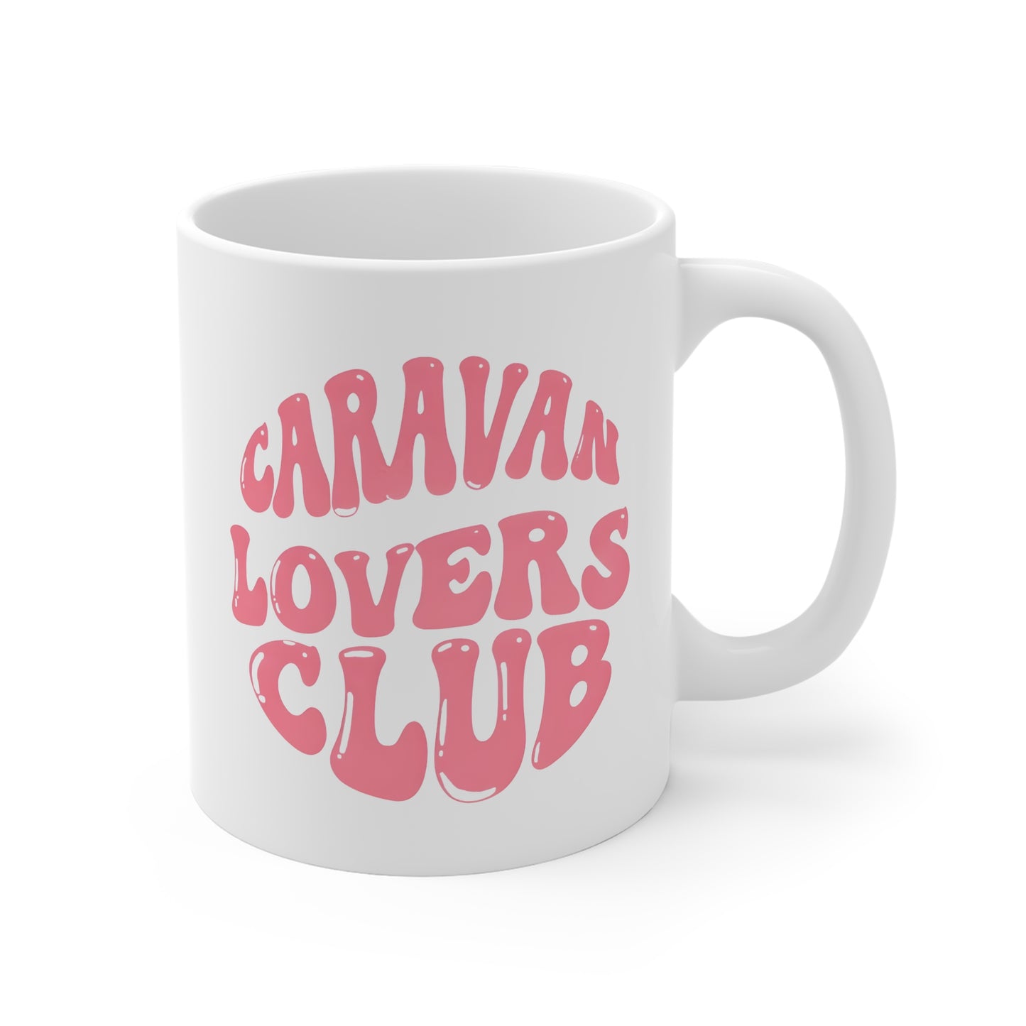 Caravan Gift Mug - Caravan Lovers Club Design - Caravan Coffee Mug - Caravan Tea Mug