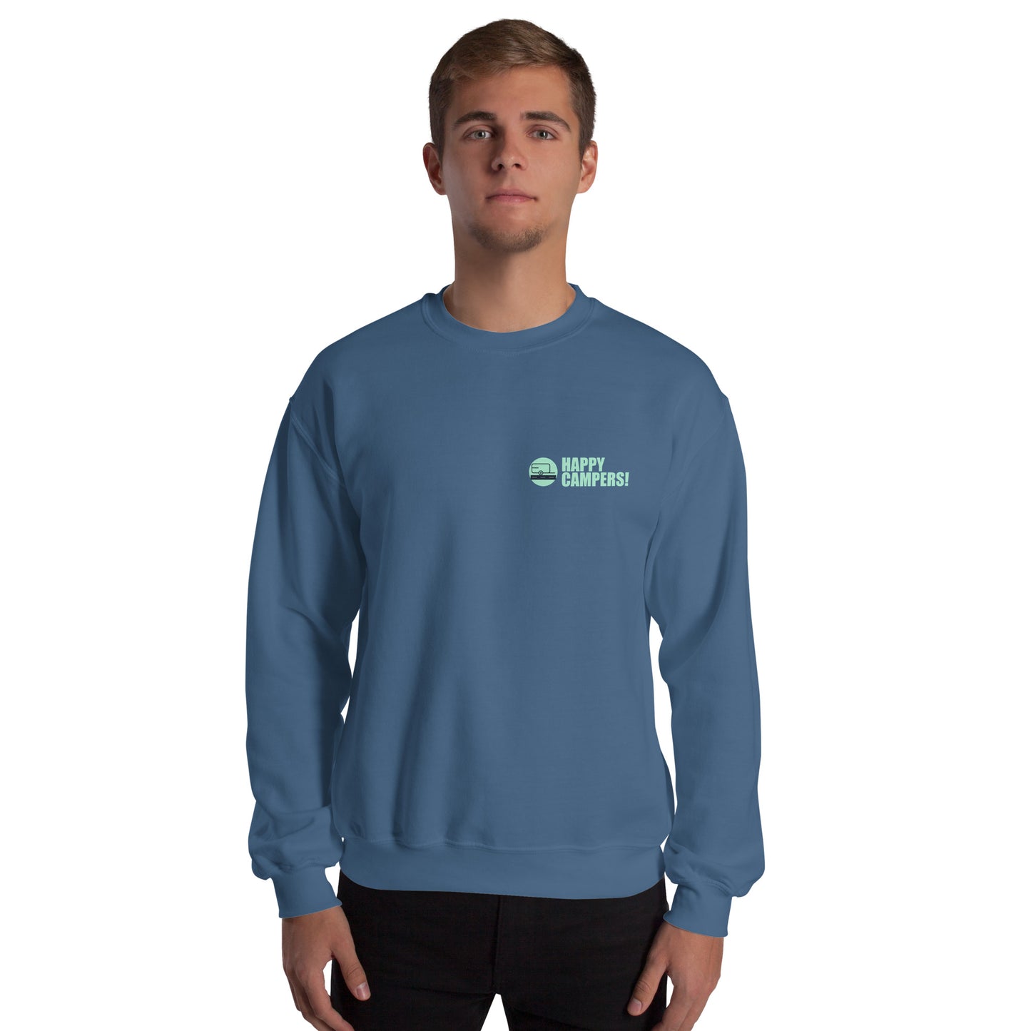 Happy Campers Sweatshirt - Unisex - Choose Colour and Size