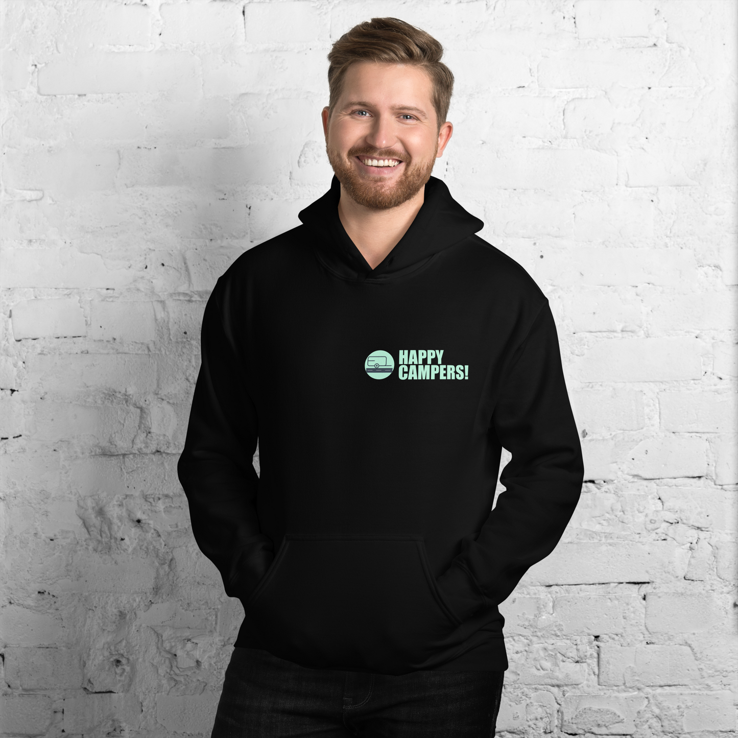 Happy Campers Hoodie - Available in All Sizes - Choose Colour