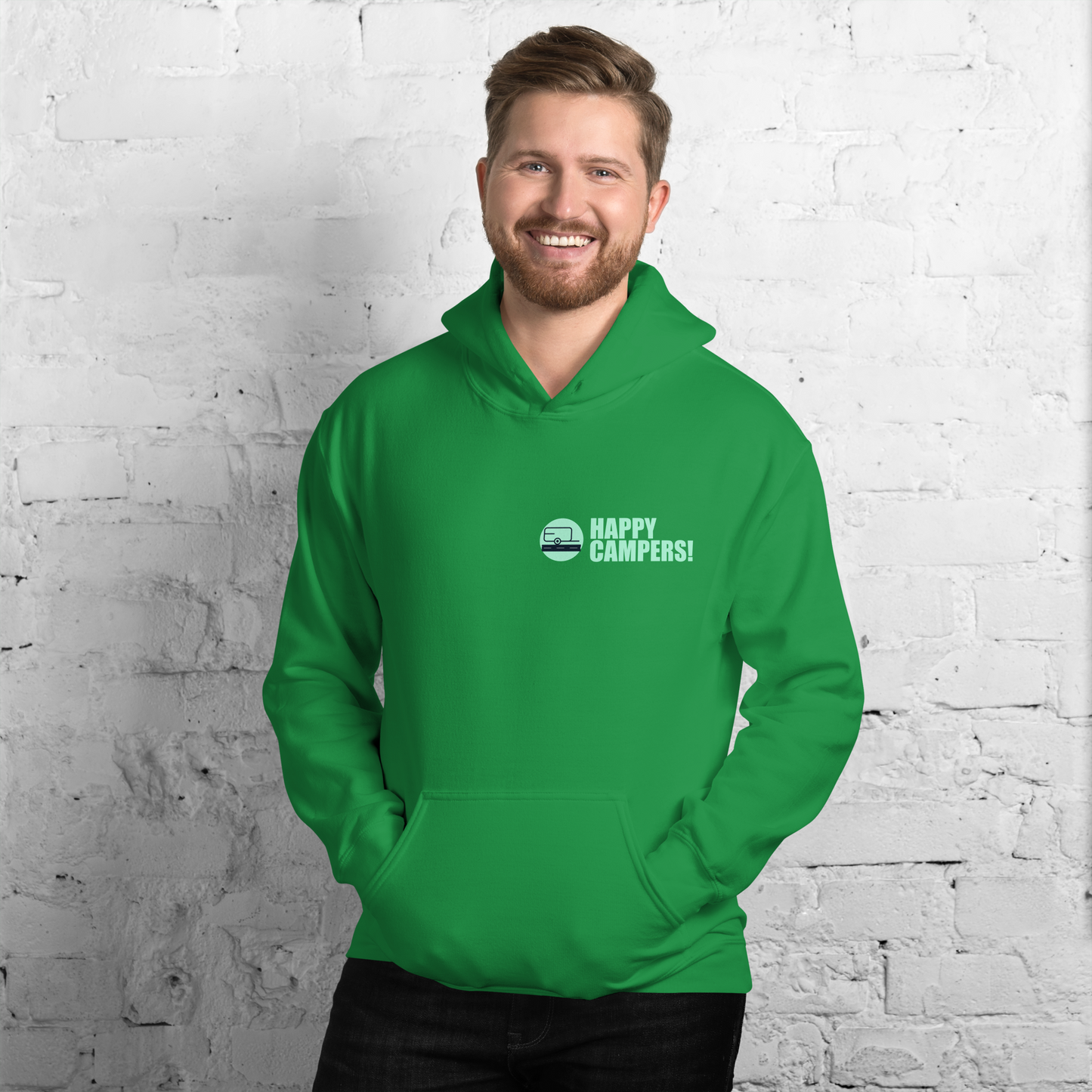 Happy Campers Hoodie - Available in All Sizes - Choose Colour