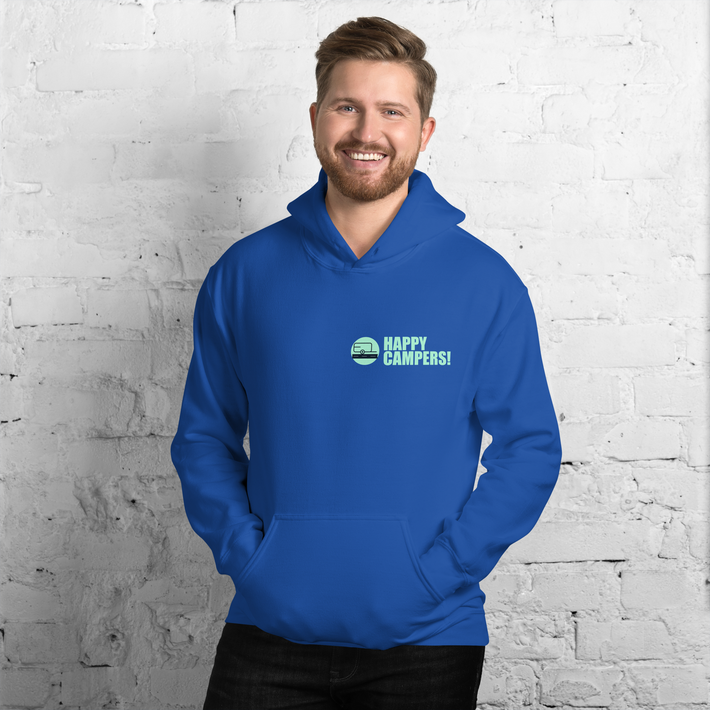 Happy Campers Hoodie - Available in All Sizes - Choose Colour