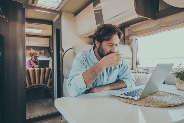 Wifi Hotspot in a motorhome or caravan