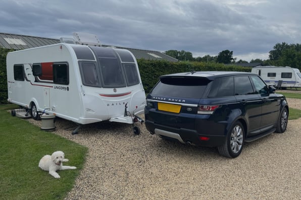 Caravan trip to Henlow Bridge Lakes